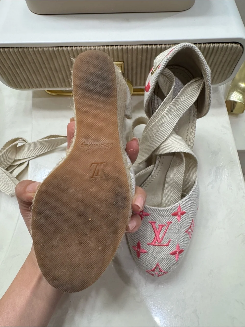 Louis Vuitton stylish cream